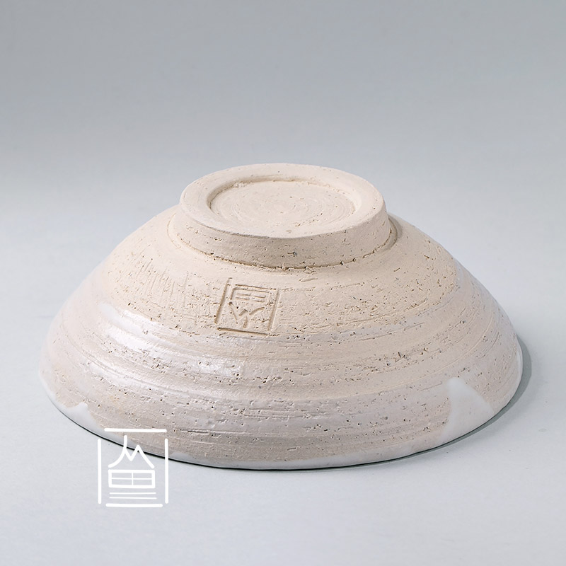 Ceramic bowl white glaze