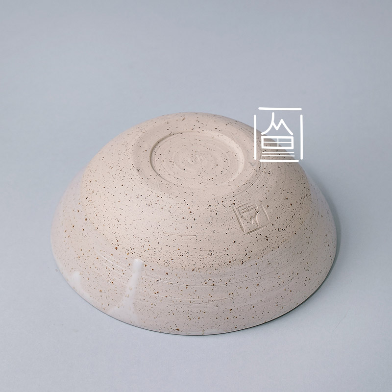 Ceramic bowl white glaze 2